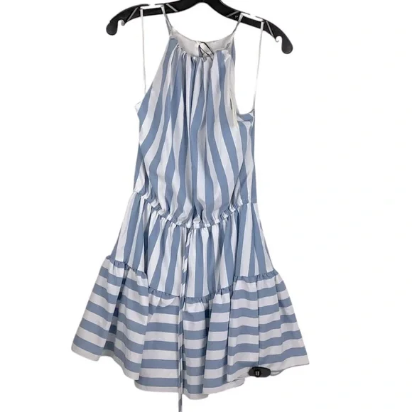MUSTARD SEED Blue and White Striped Dress - Picture 2 of 3